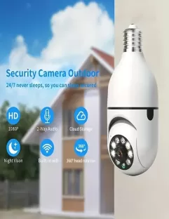 Wireless Smart Light Bulb Camera