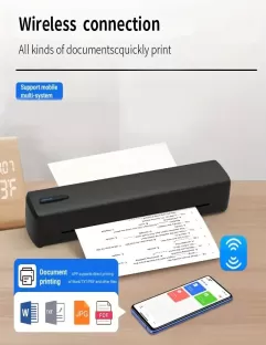 ORICO Portable A4 Thermal Printer – Inkless, Wireless & Travel-Ready